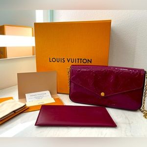 ✨SOLD✨ Magenta Louis Vuitton Felicie Bag